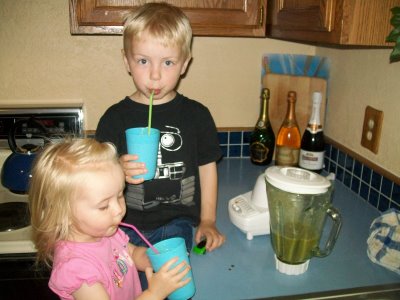 Green Smoothie Smile