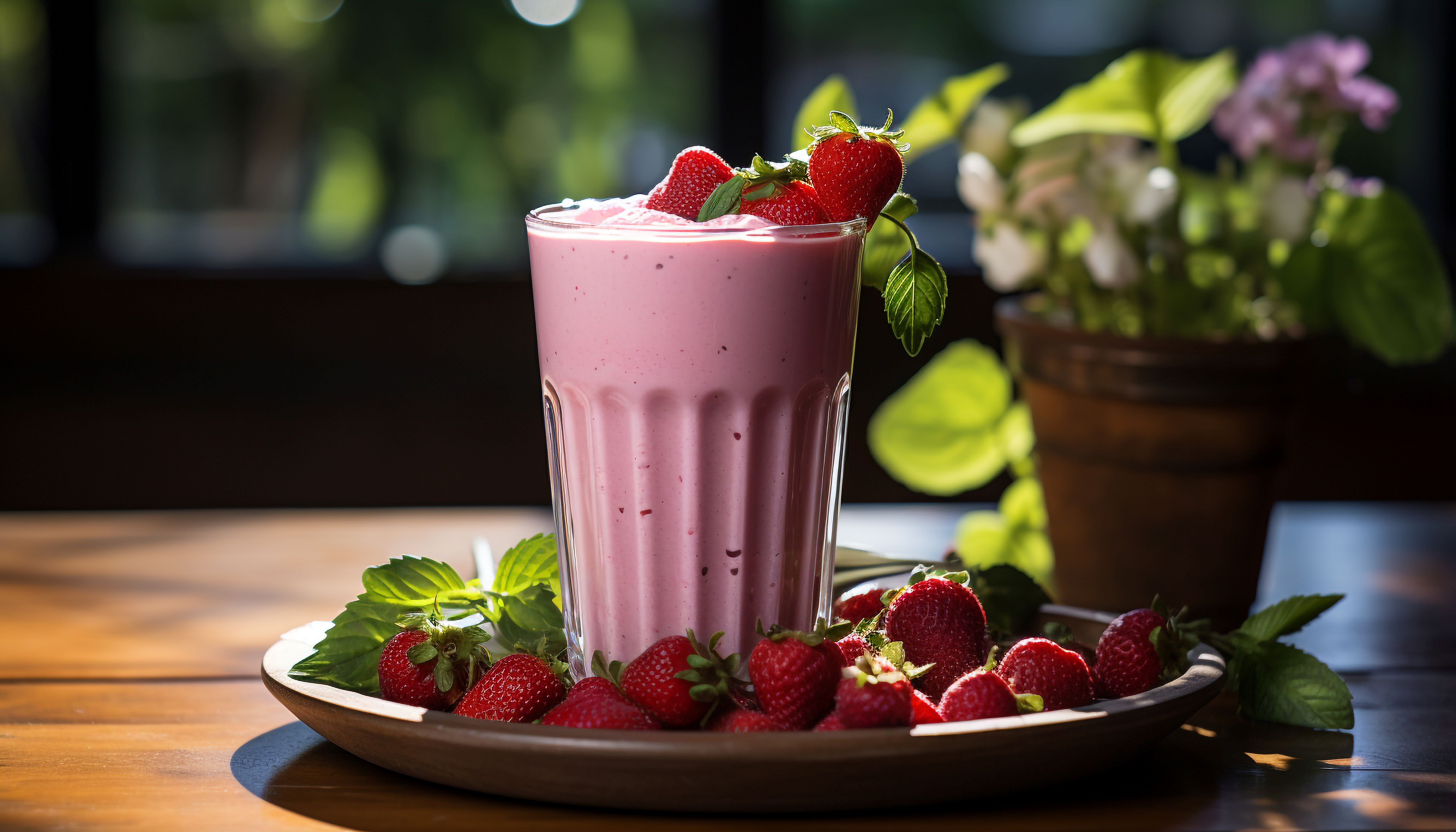 It is true! You really can make smoothies without tons of sugar and calories and with tons of nutrients. Use our strawberry smoothie recipe and taste the wholesome goodness!